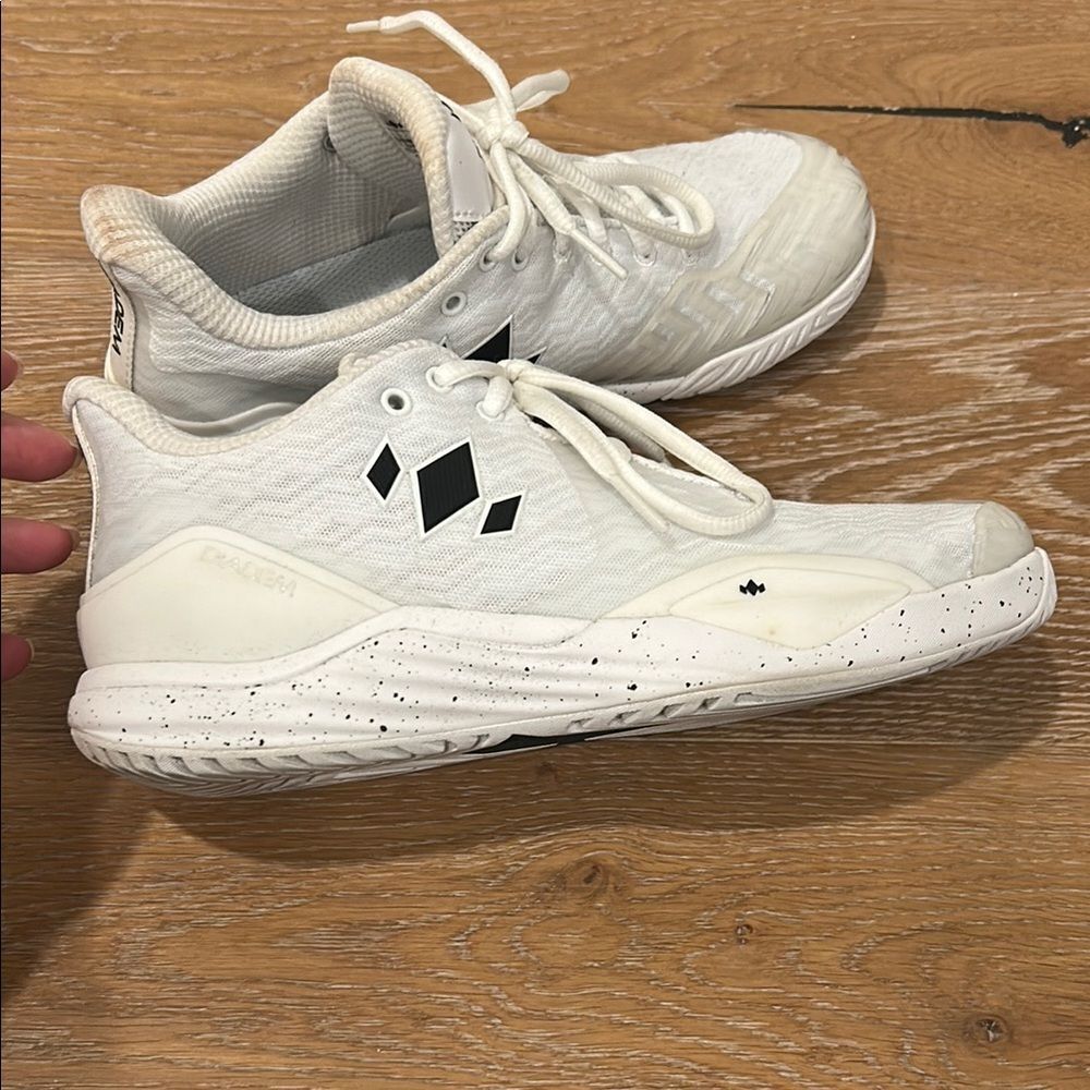 DIADEM COURT BURST White & Black Pickleball Sneakers, Size 7 - Picture 3 of 10